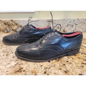 Florsheim Imperial Black Leather Wingtips Dress Shoes 20381 India Men's 10.5E